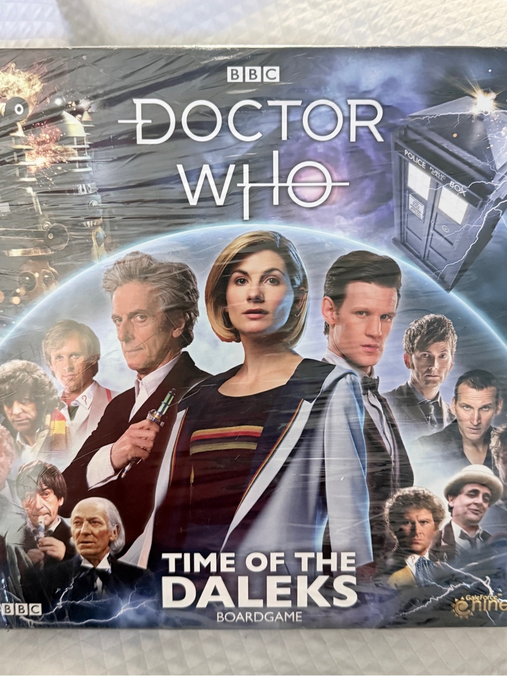 Doctor Who 'Time of the Daleks' Wall Art - Blue
